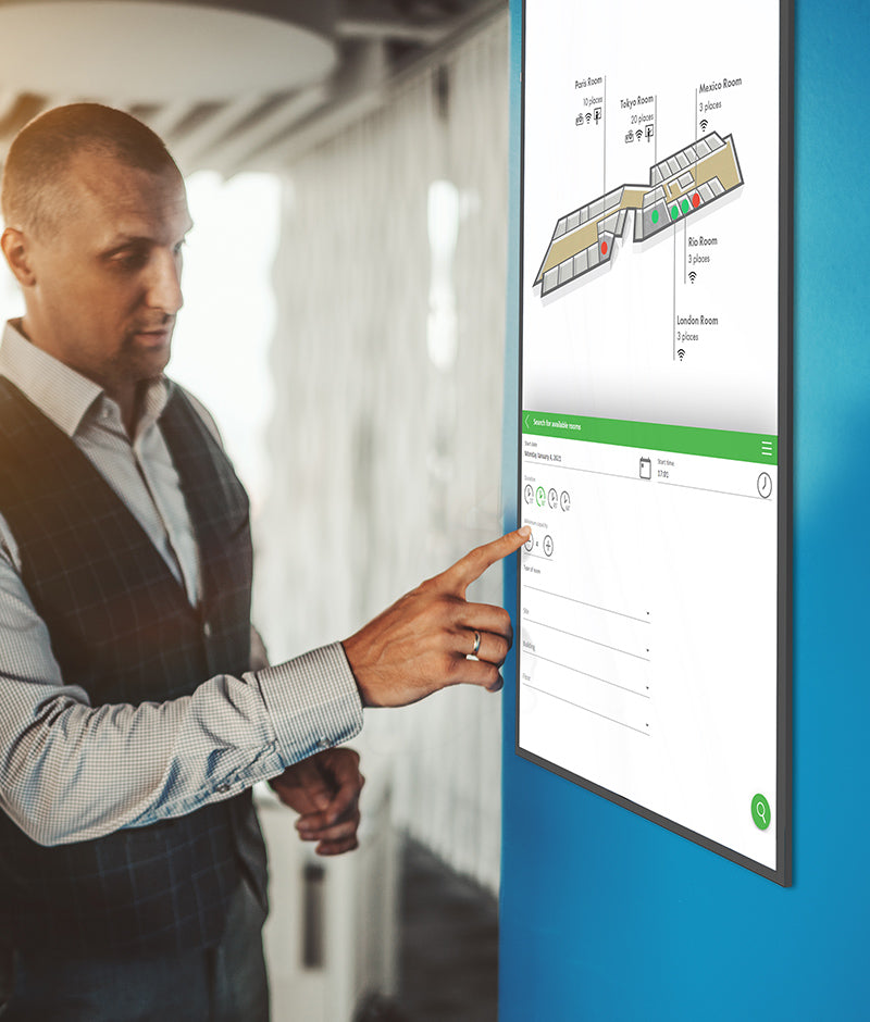 Digital Signage als moderner Kanal der Mitarbeiterinformation - auch in Flucht- und Rettungswegen