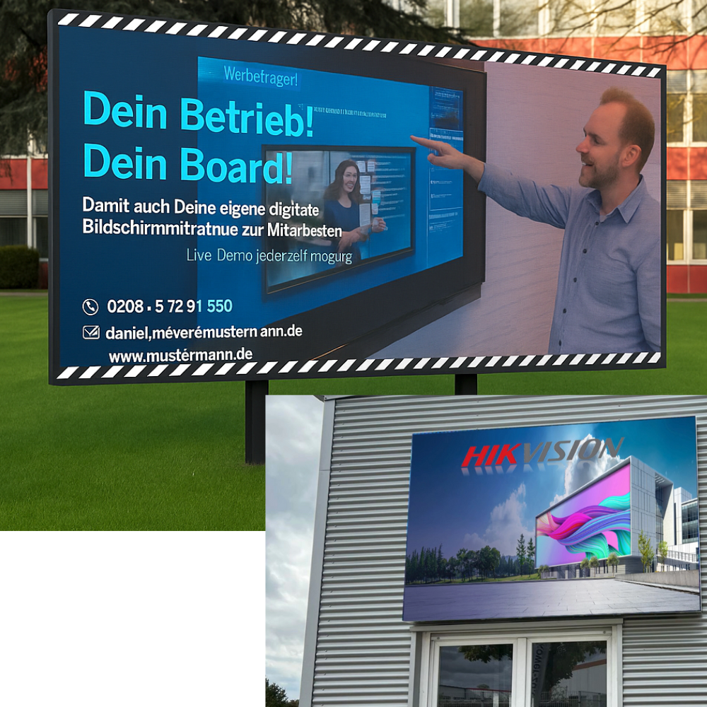 LED Wände - Outdoor - Freistehend und Wandmontage