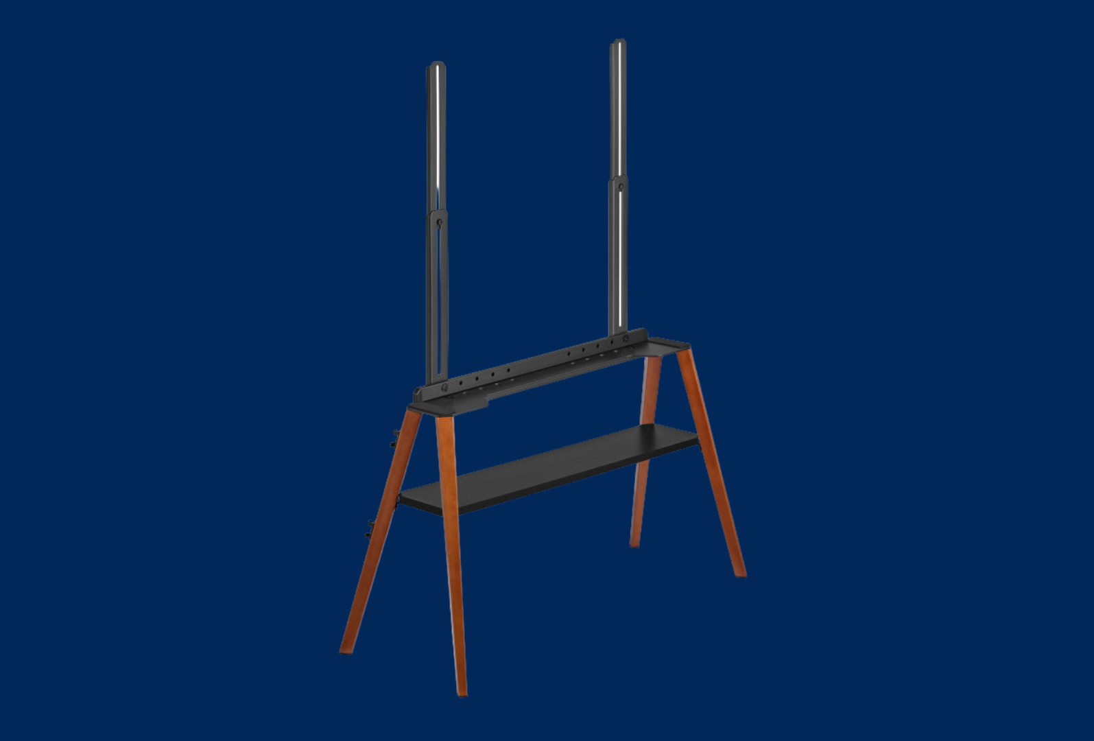 reflecta TV Stand Elegant 75BW black / walnut