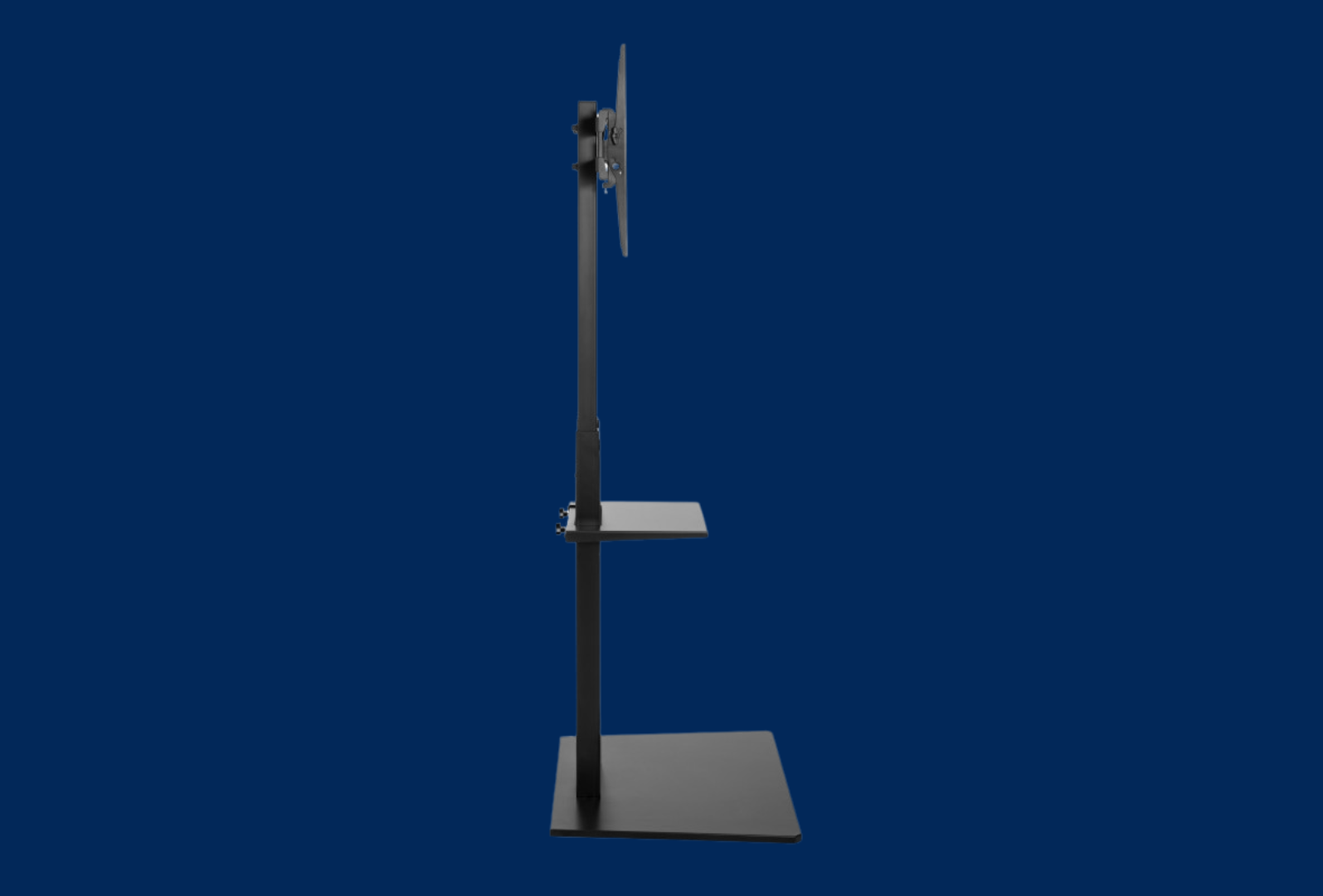 reflecta TV Stand Elegant 70S mit extra Ablage ; schwarze Optik