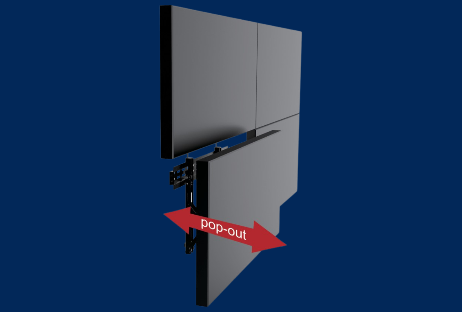 reflecta PLANO Video Wall 70-6040 mit Pop-Out Funktion