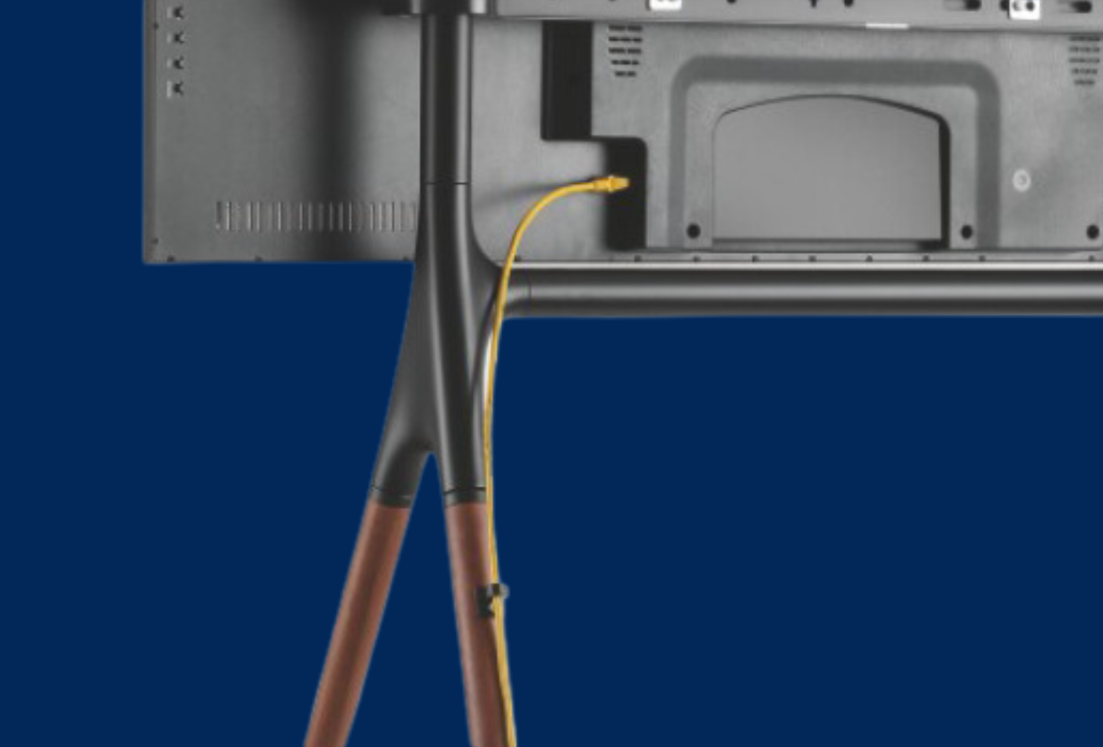 reflecta TV Stand Elegant 70W mit Walnuss Optik