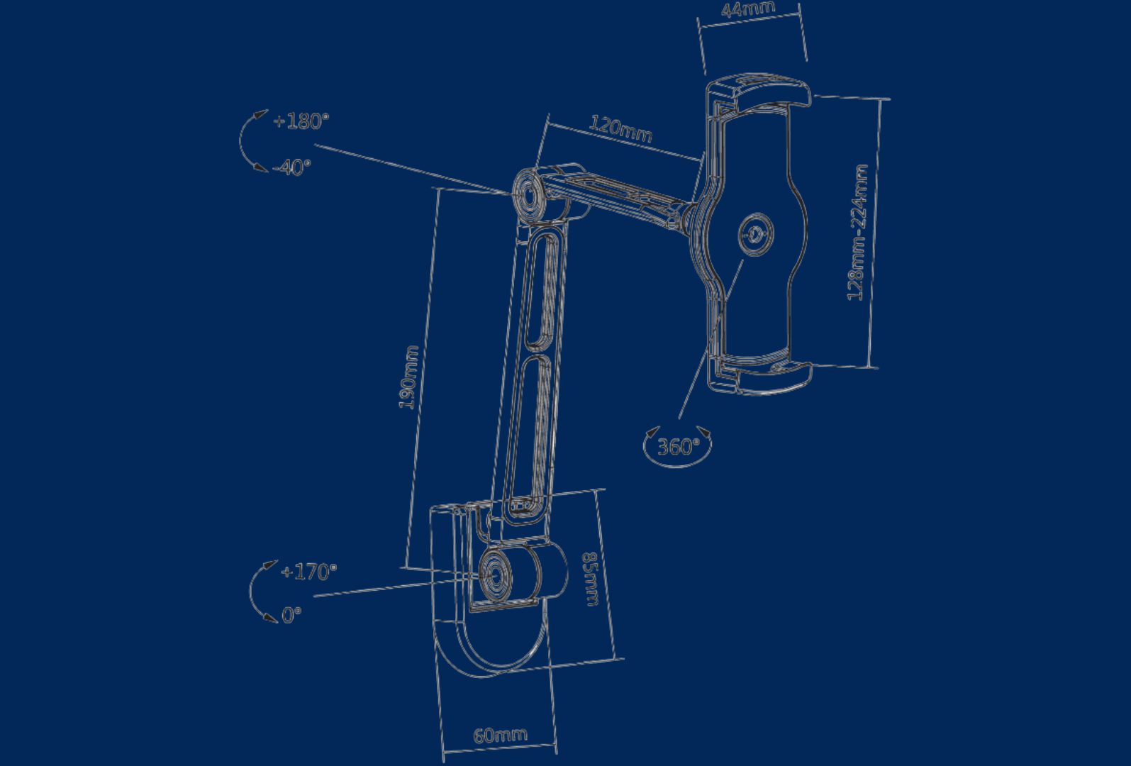 reflecta Tabula Wall II Universal Tablet Wandhalterung