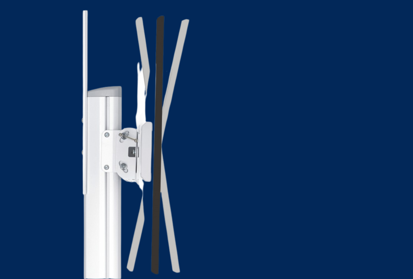 reflecta TV Stand 70VCP-Shelf Farbe WEISS