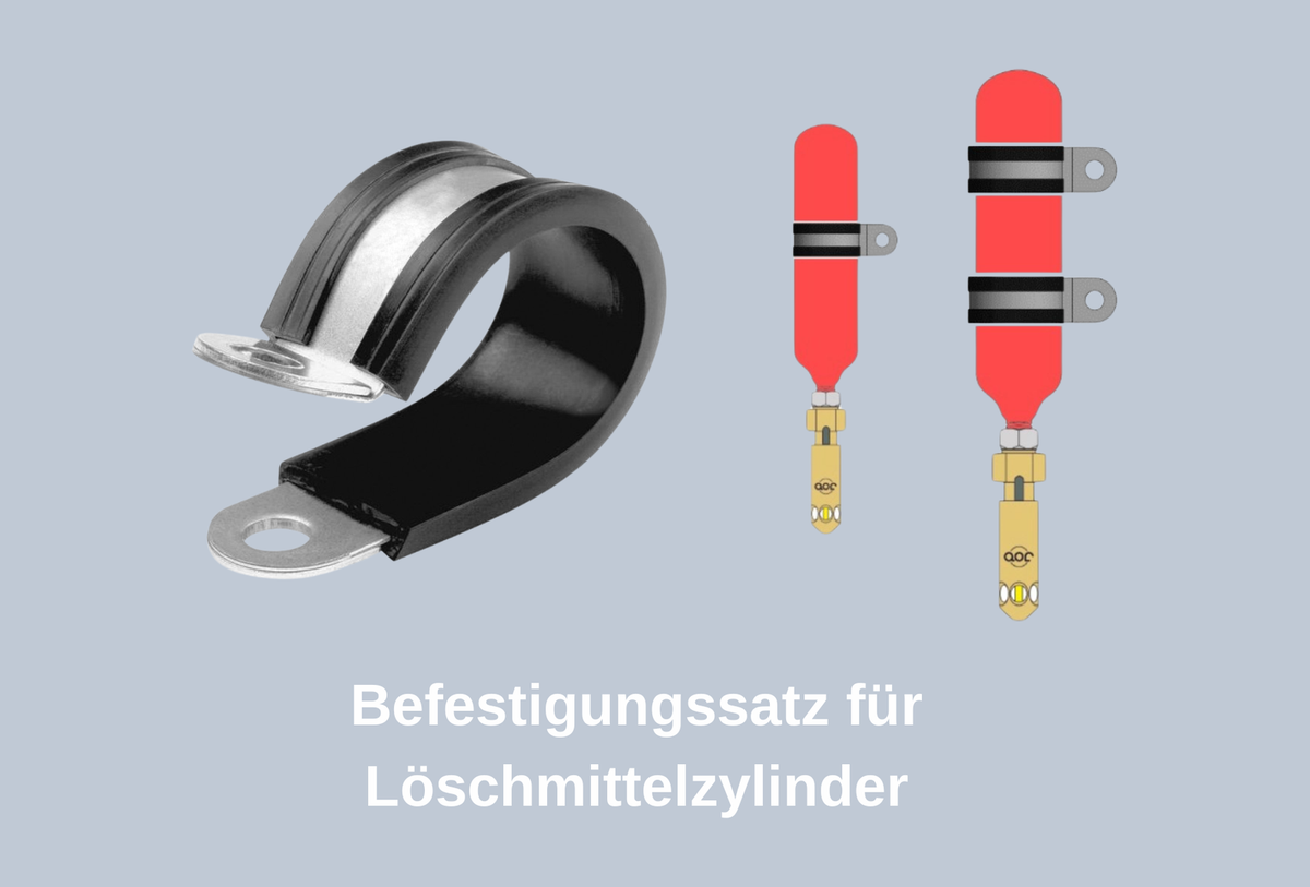 Befestigungssatz für AMFE Löschmittelzylinder S5