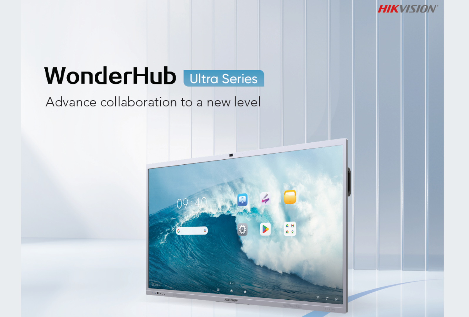 65" Hikvision DS-D5C65RB/B mit Cam/Mic Interaktives 65-Zoll-4K-Display