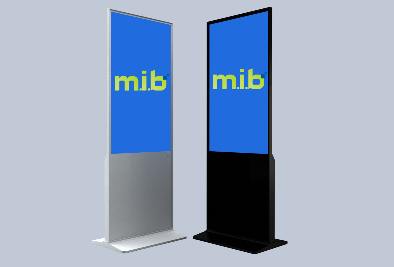 Digital-Signage Indoor Stele "S-Flat" Swedx