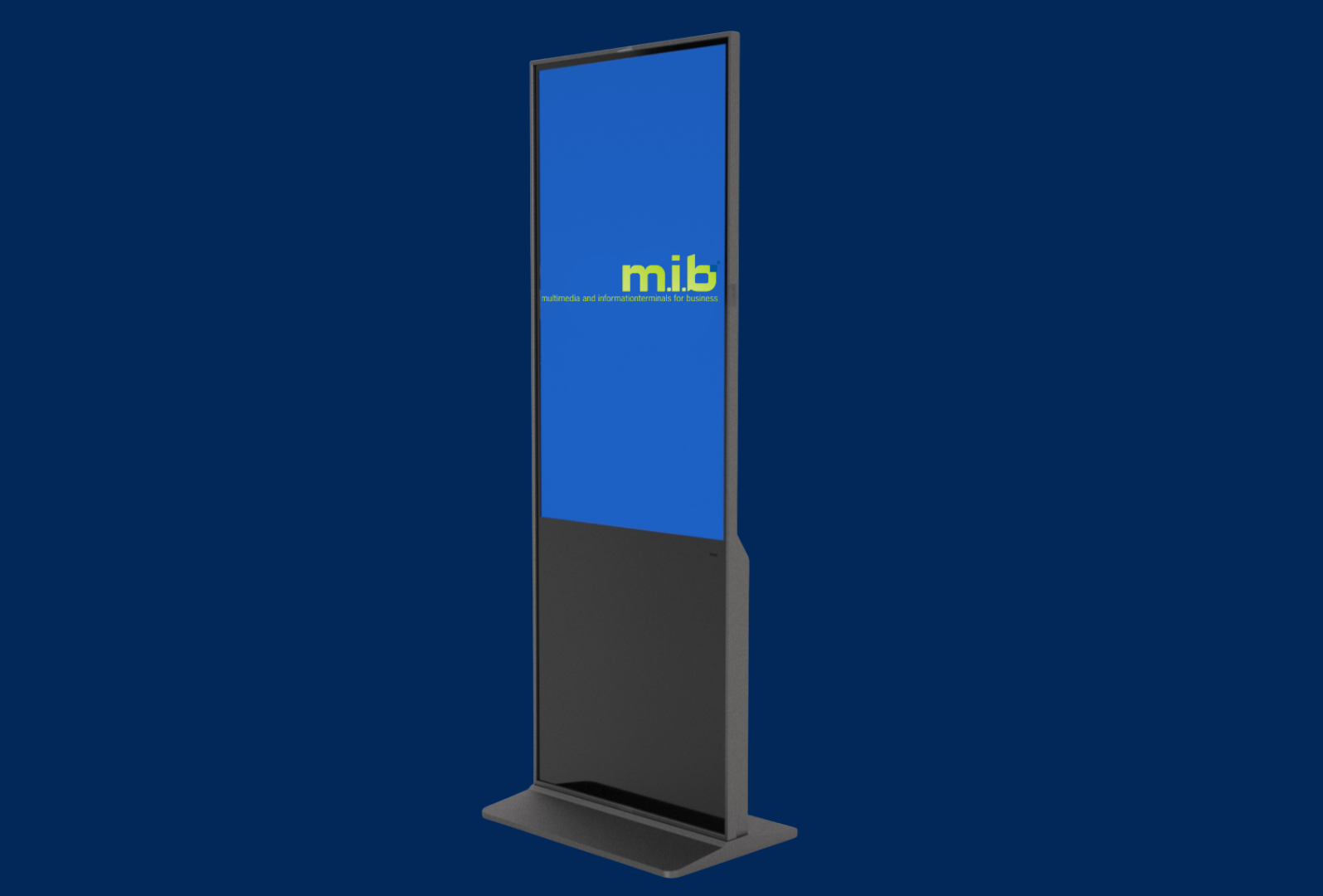 Digital-Signage Indoor Stele "S-Flat" Swedx