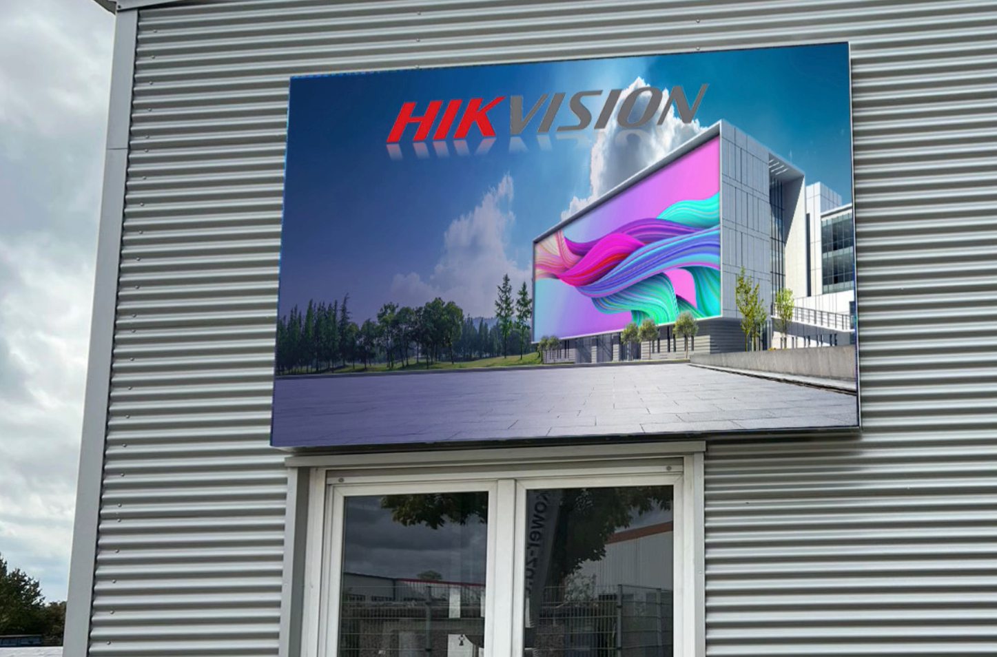Outdoor LED-Wand, Größe: 3,84 x 1,92 Meter