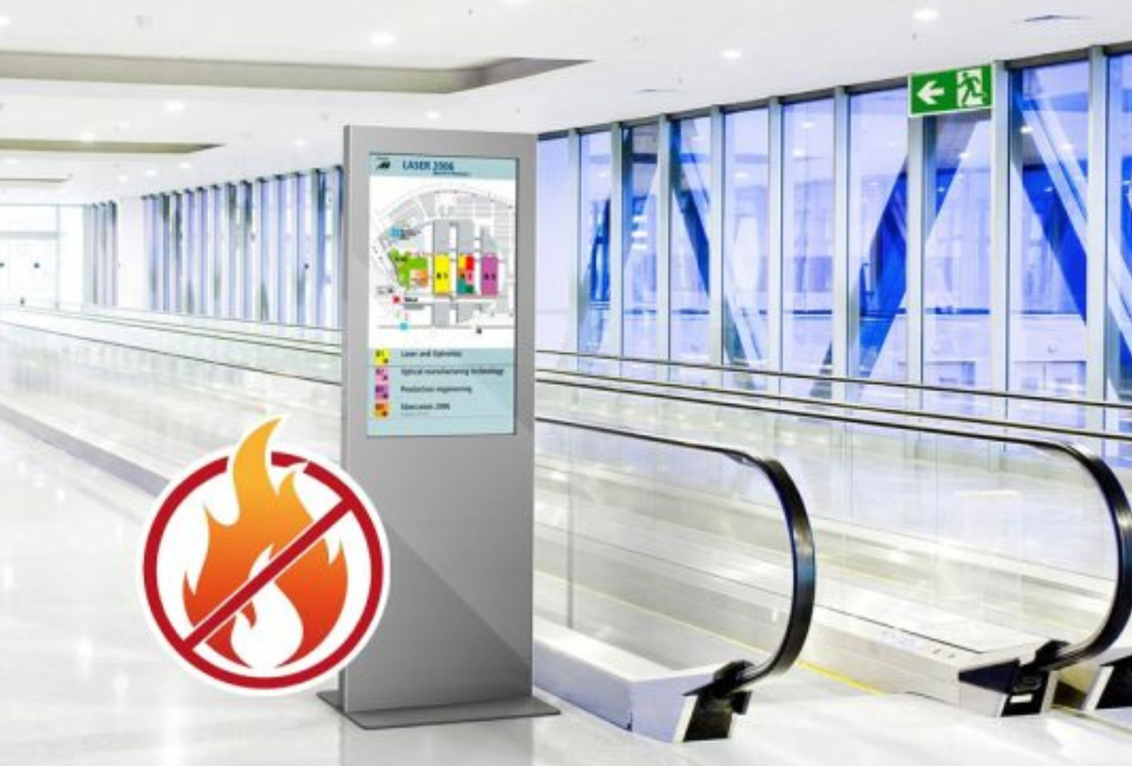 m.i.b Brandschutz-Stele Lena 50"