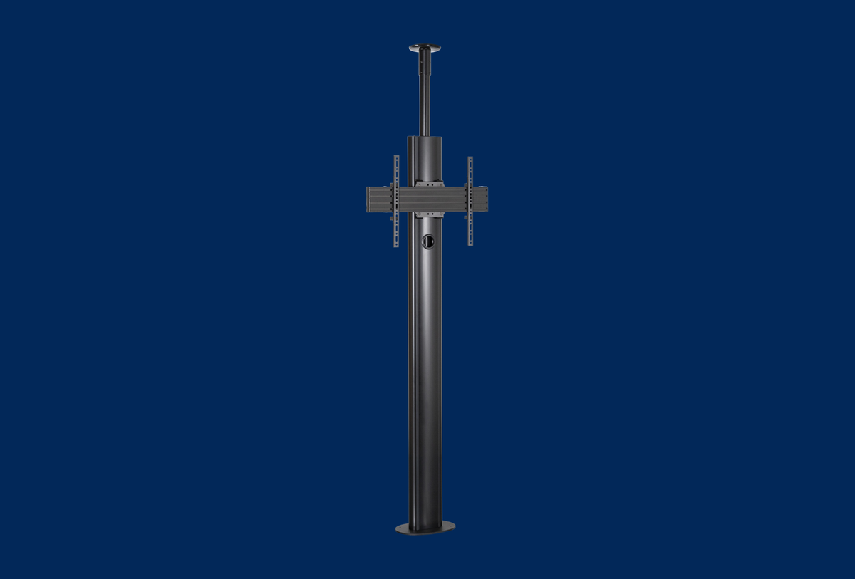 B-Tech Mode-AL Einzelbildschirm-Standsaeule Boden-Decke BT8702/BS