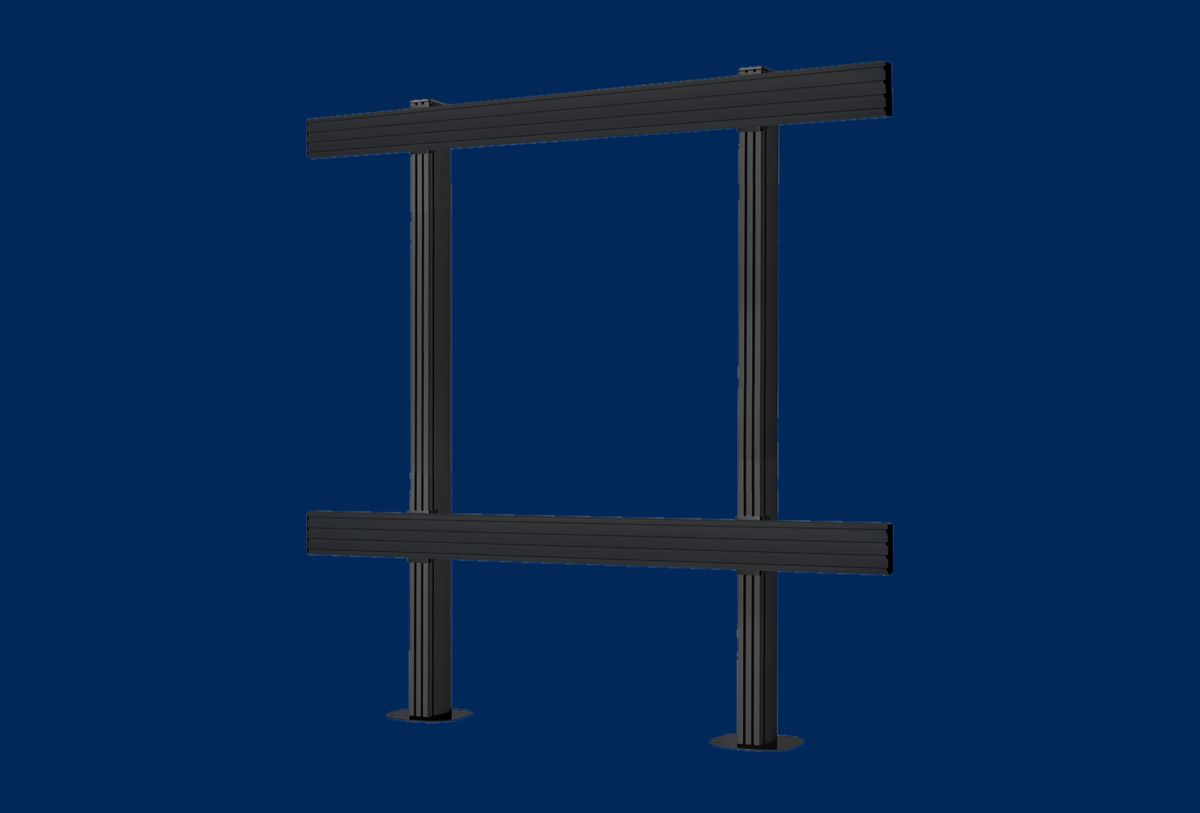 B-Tech SYSTEM X 110" Videowall-Standfuß BT9372-SAM110/B