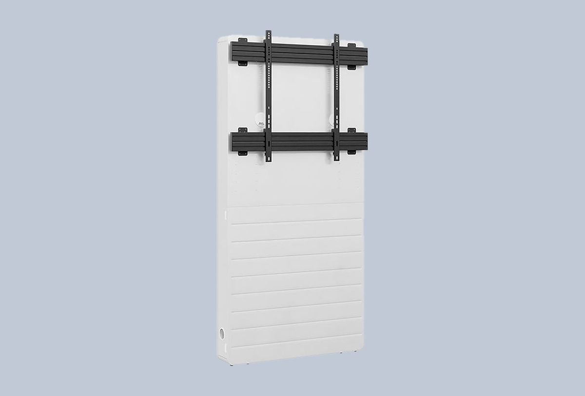 m.i.b Standfuss Profi fuer Boden-Wand-Montage 75-98 Zoll, bis 100 kg, VESA bis 900x800