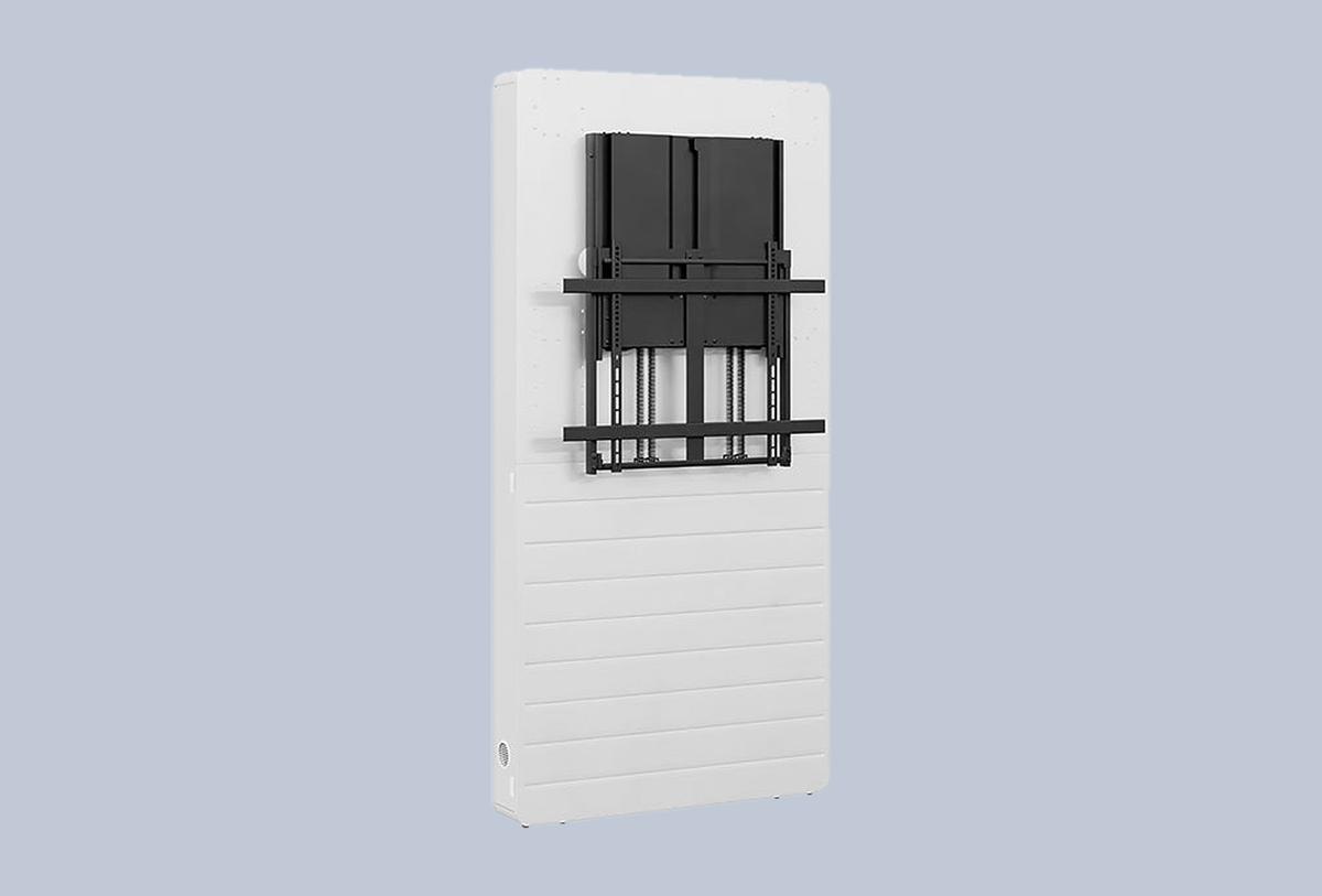 m.i.b Standfuss Profi fuer Boden-Wand-Montage 65-86 Zoll, bis 90 kg, VESA bis 800x600
