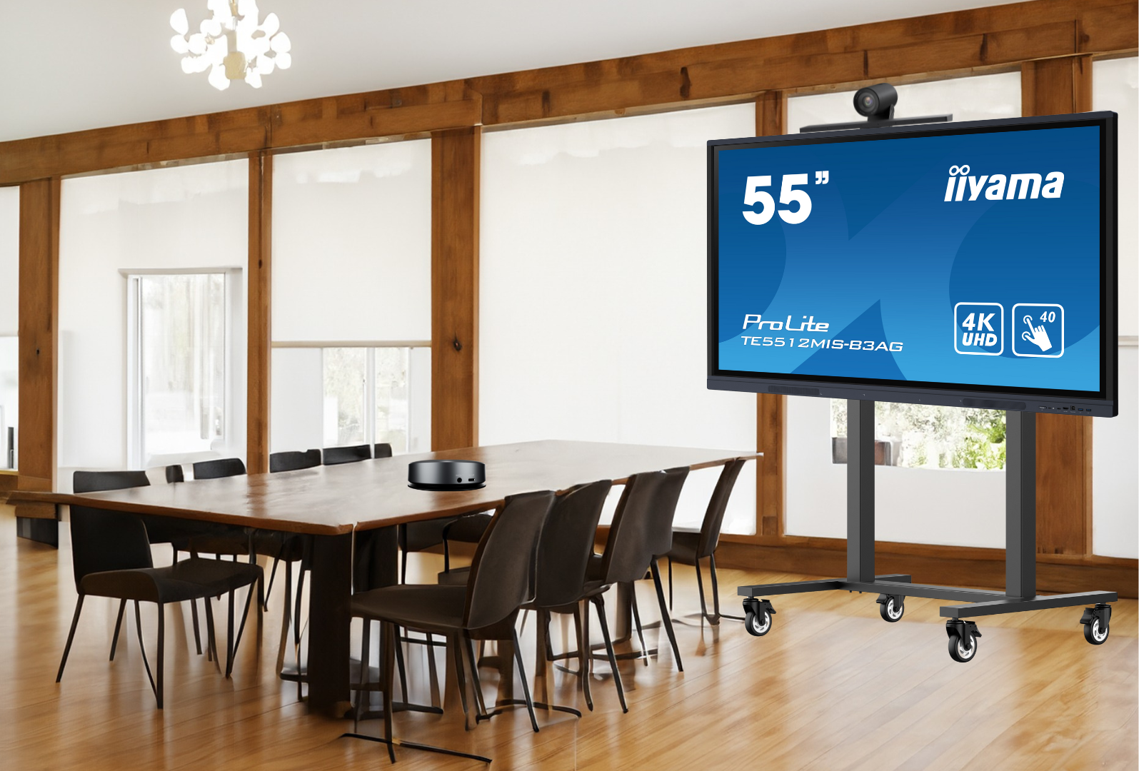 Mobiles Videokonferenz-System 55" Iiyama