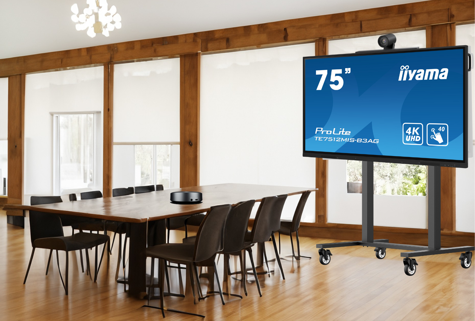 Mobiles Videokonferenz-System 75" iiyama