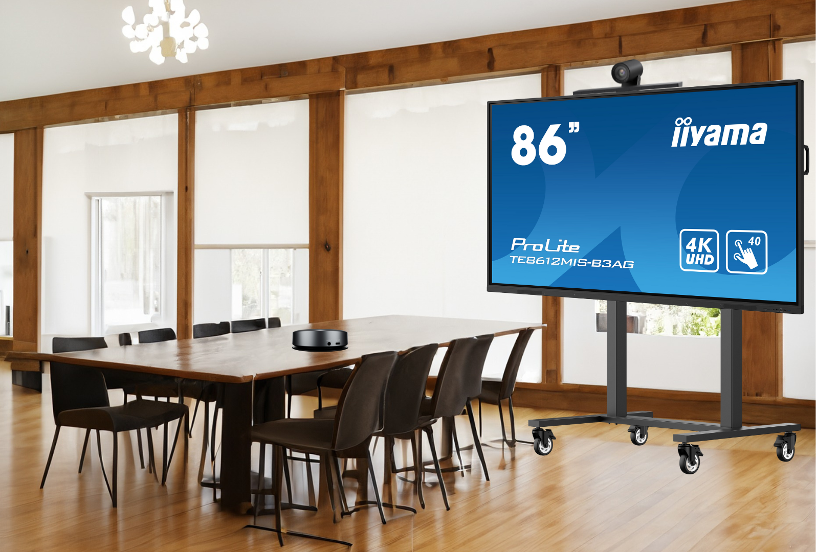 Mobiles Videokonferenz-System 86" iiyama