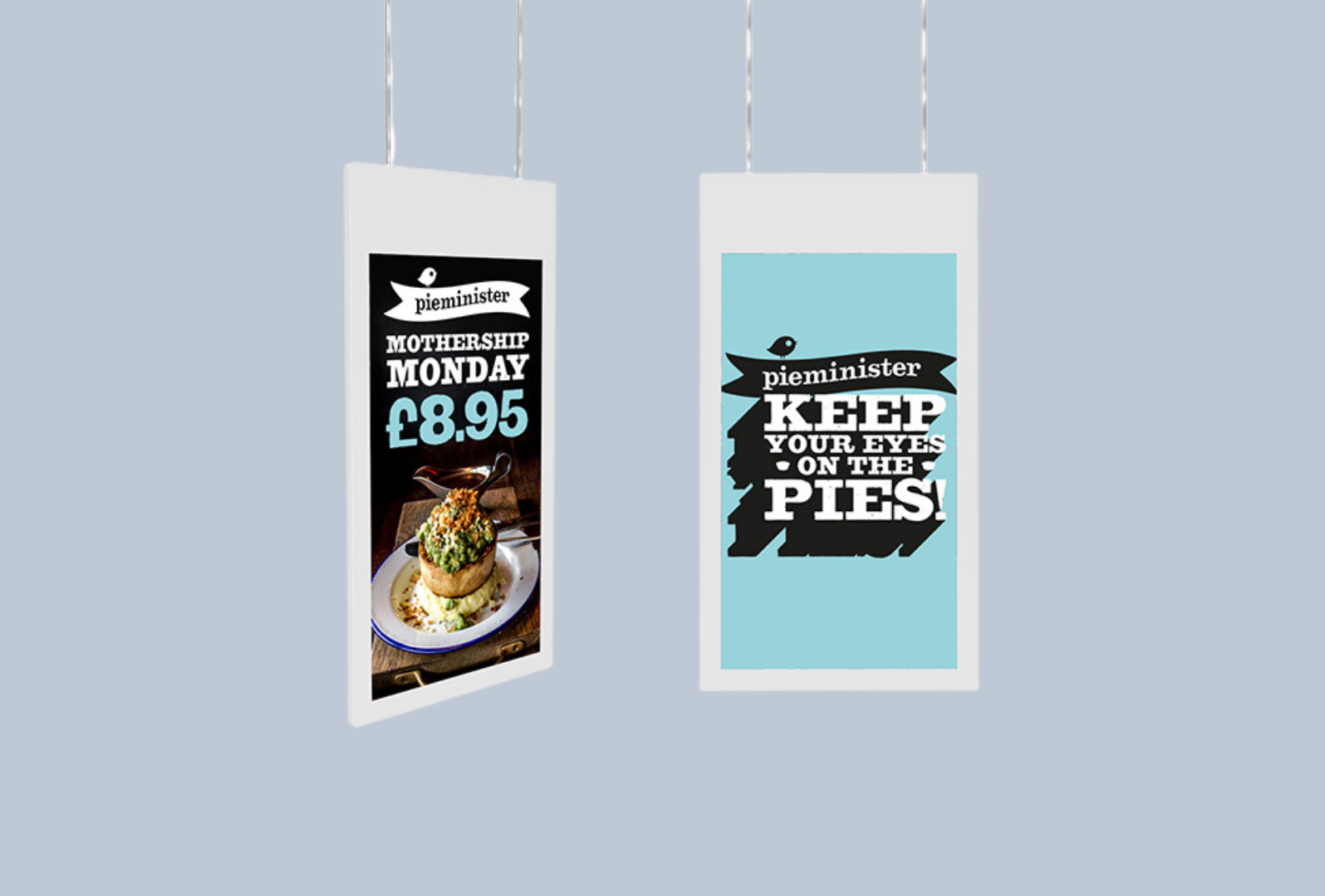 m.i.b Poster doppelseitig hängend