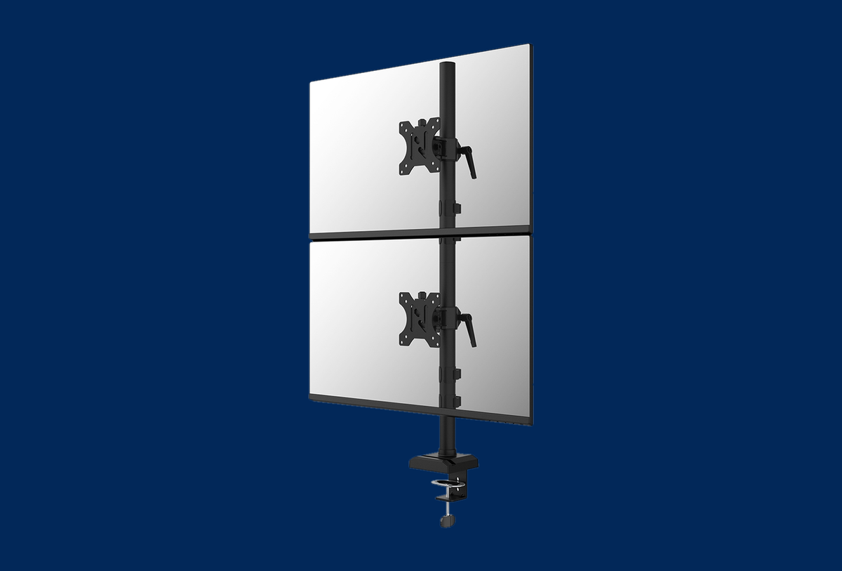 Neomounts NERO Doppel-Monitorarm 10-32 Zoll DS60-600BL2V