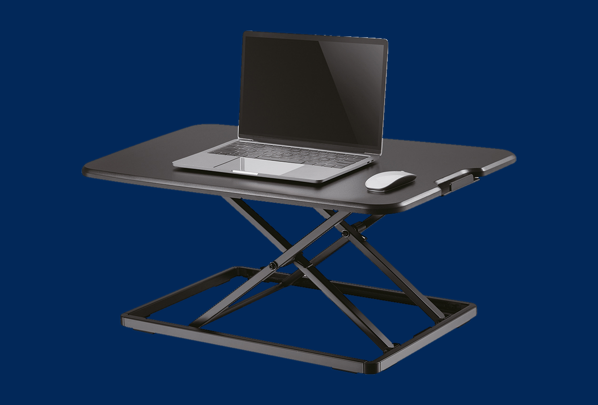Neomounts Sitz-Steh-Arbeitsplatz schwarz NS-WS050BLACK