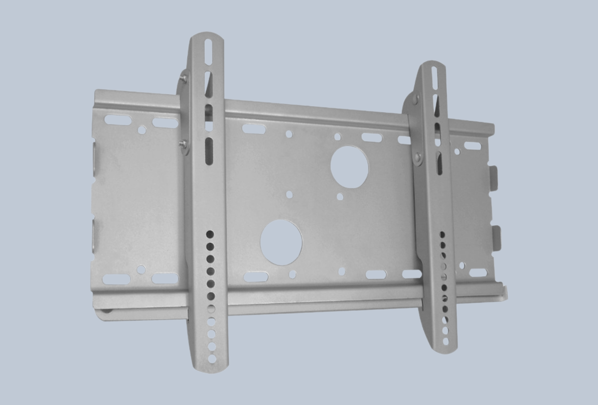 m.i.b Wandhalterung neigbar 32–55 Zoll, bis 75 kg, VESA bis 300×300, silber