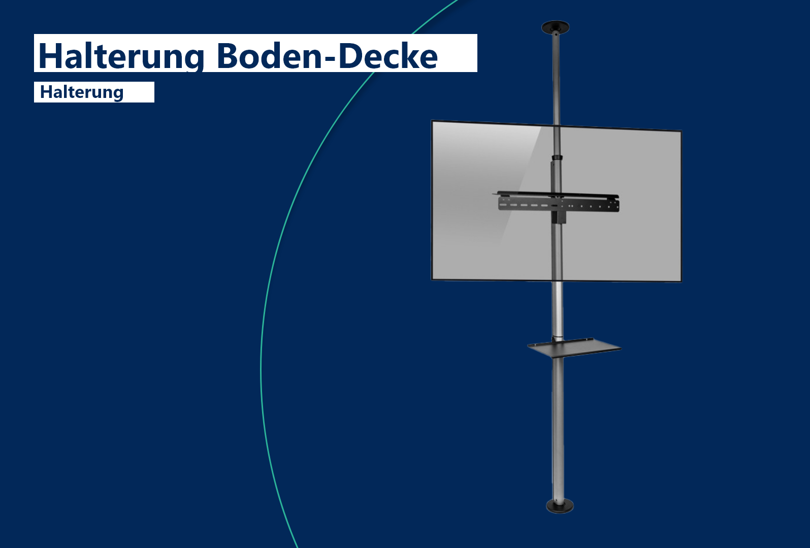 m.i.b Halterung Boden-Decke