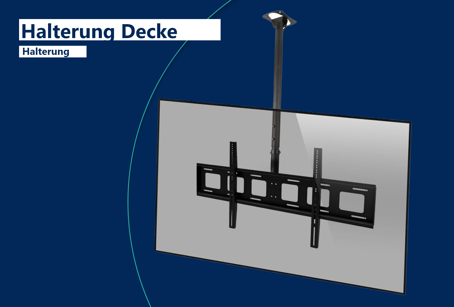 m.i.b Halterung Decke bis95"