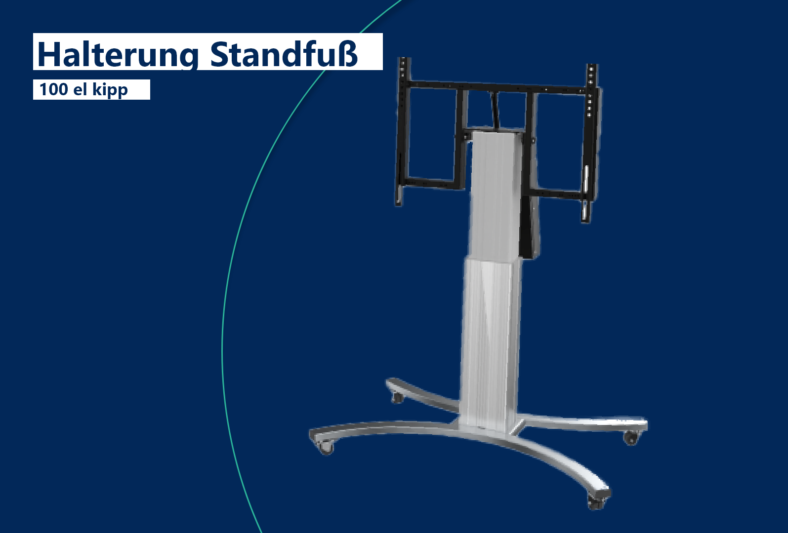 m.i.b Halterung Standfuß 100 el kipp