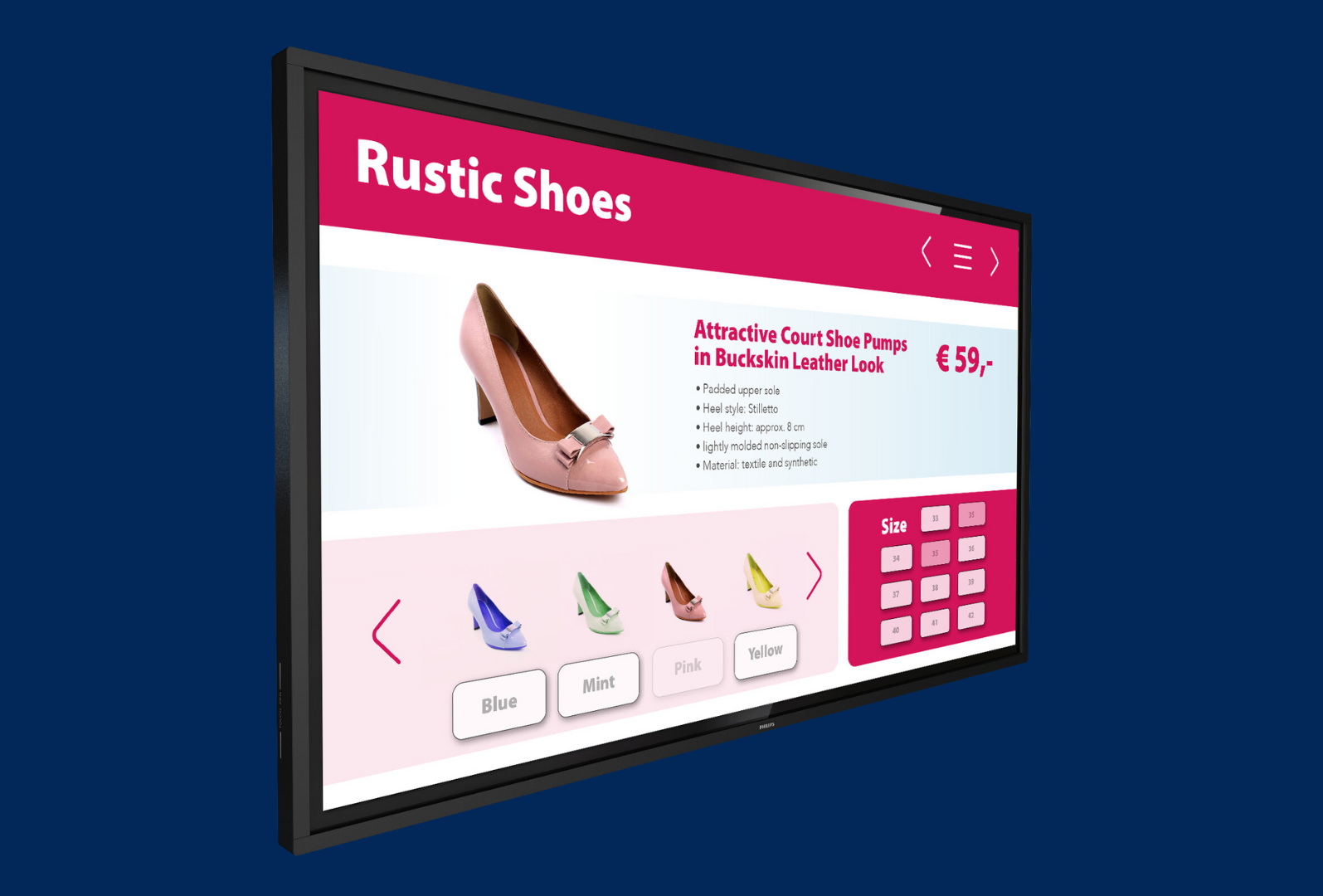 Philips Multitouch-Monitor 55" T-Line 55BDL3452T