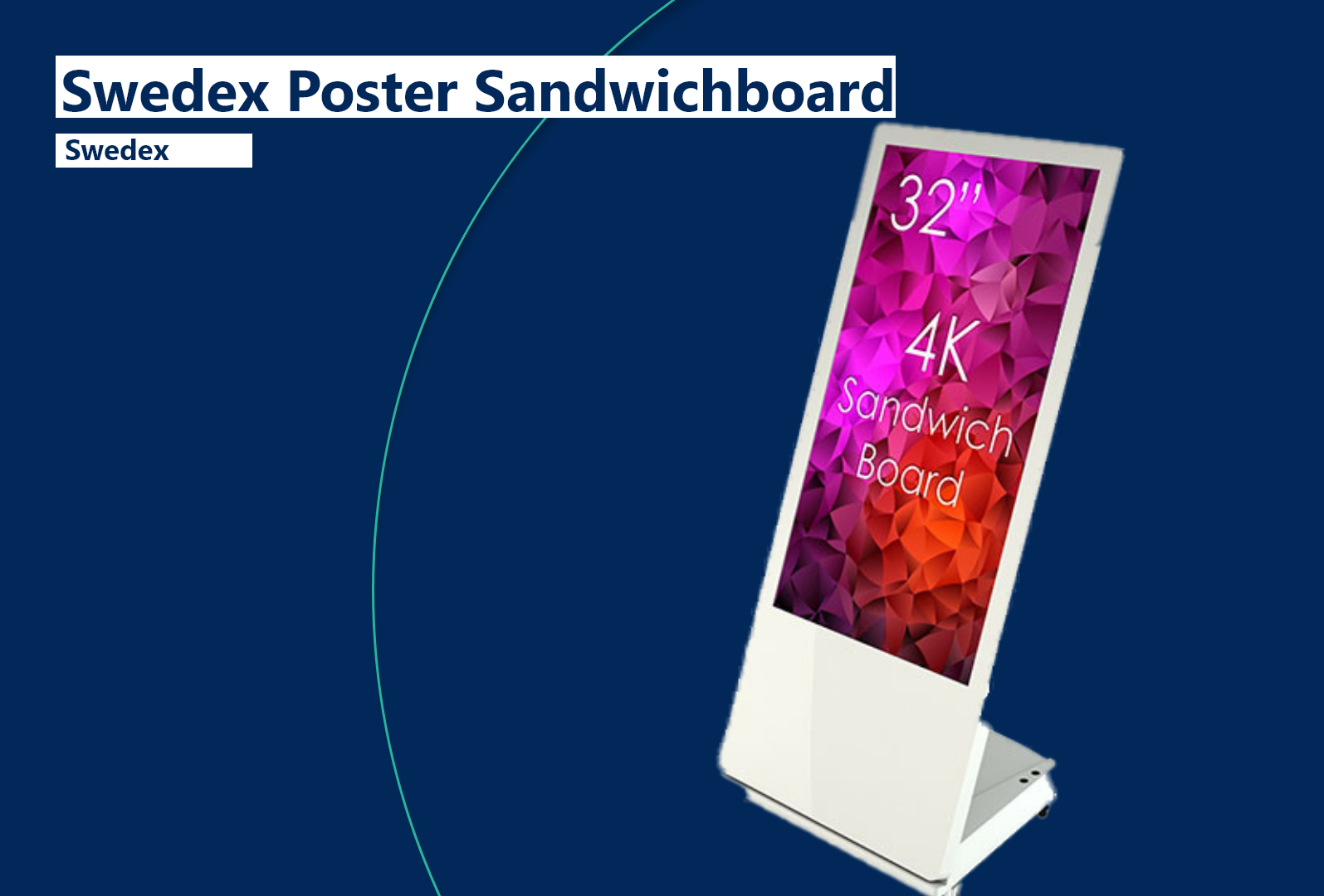 Swedx Poster Sandwichboard