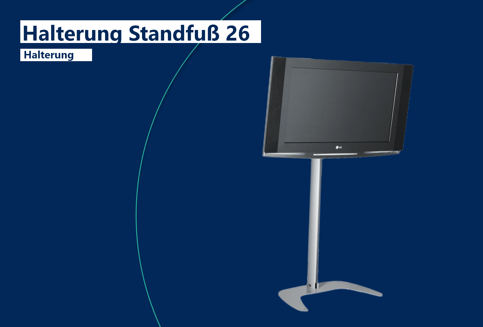 m.i.b Halterung Standfuß 26