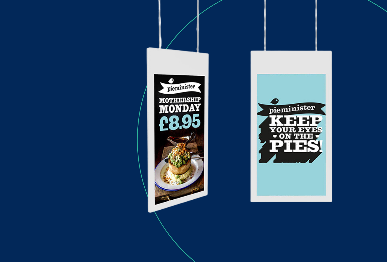 m.i.b Poster doppelseitig hängend