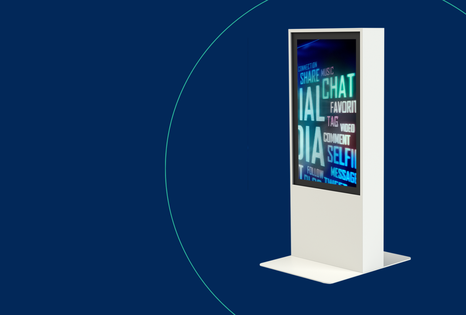 m.i.b Stele Indoor Portrait F30 Bodenplatte