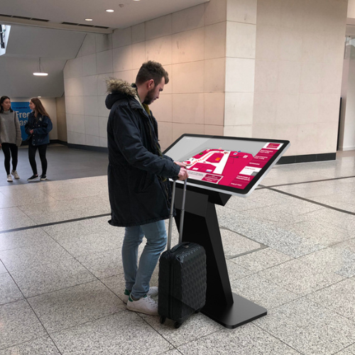 Kiosk-Terminals und Pulte