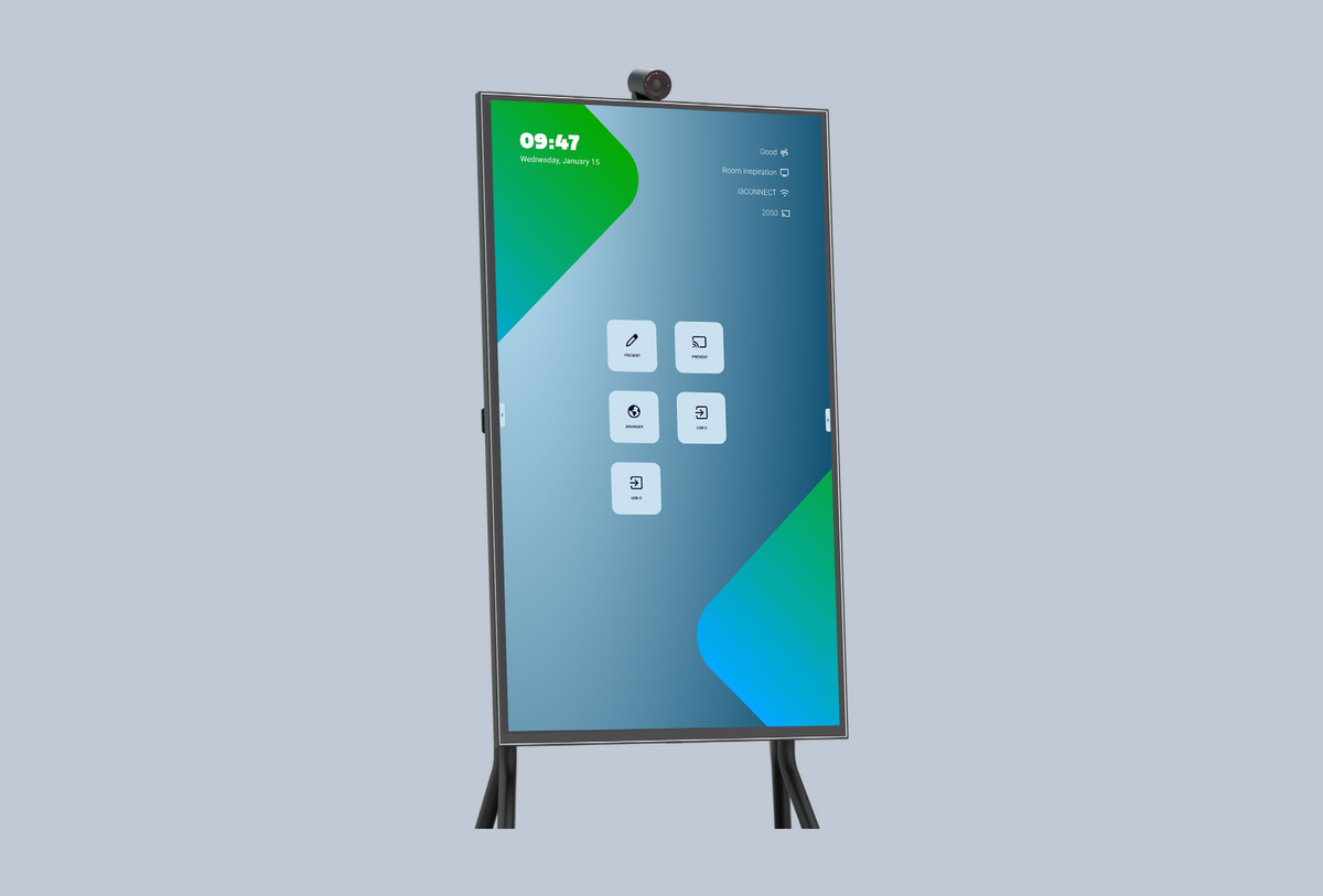 i3CONNECT i3SIXTY 3 digitales Flipchart (50"/65")