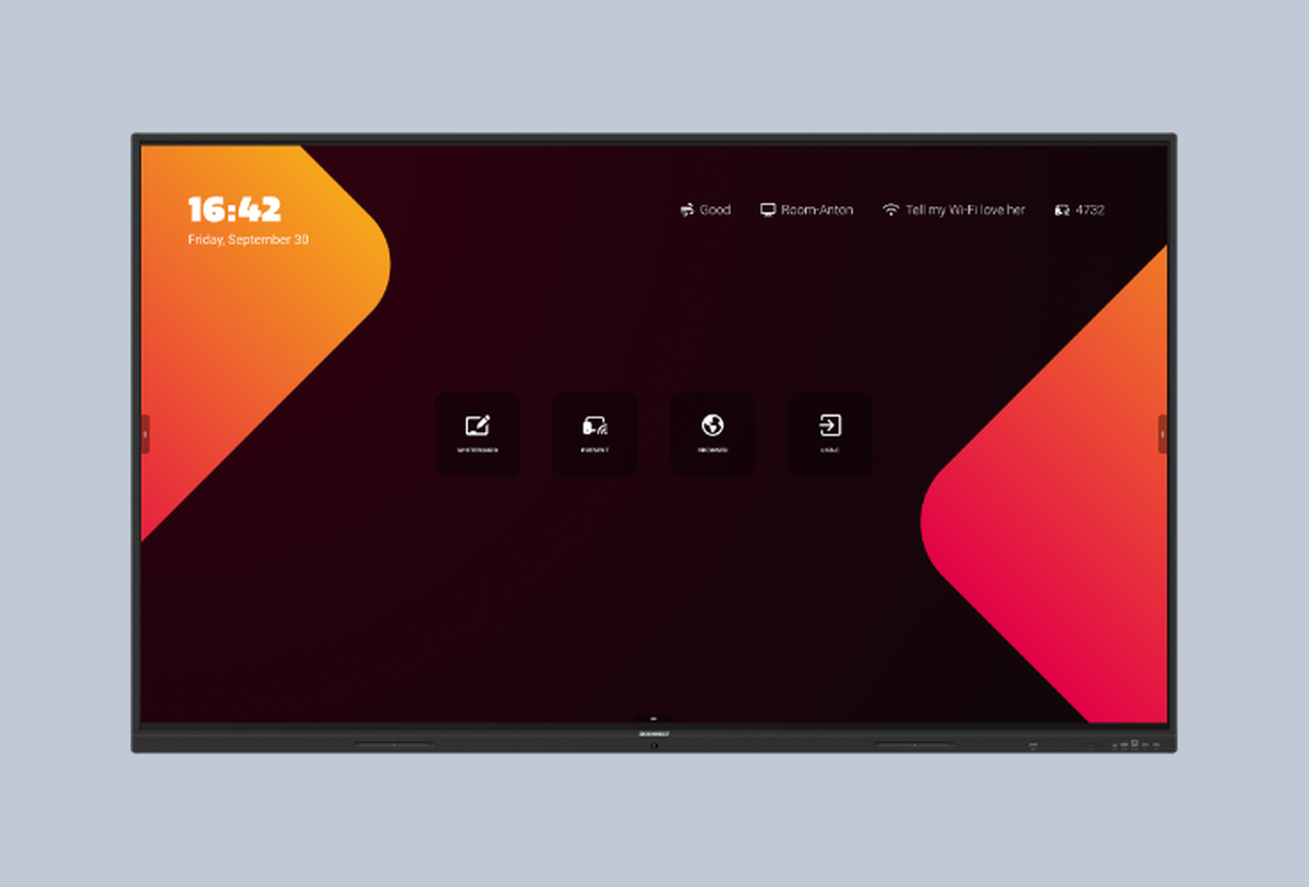 i3CONNECT Elm 2 interaktives Touch-Display (65" bis 86") – Ansicht 3
