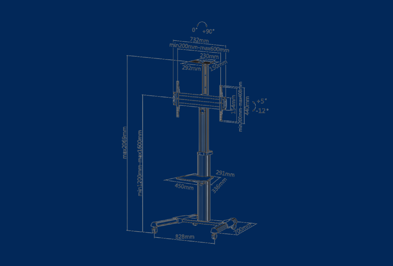 reflecta TV Stand 70VC-Shelf