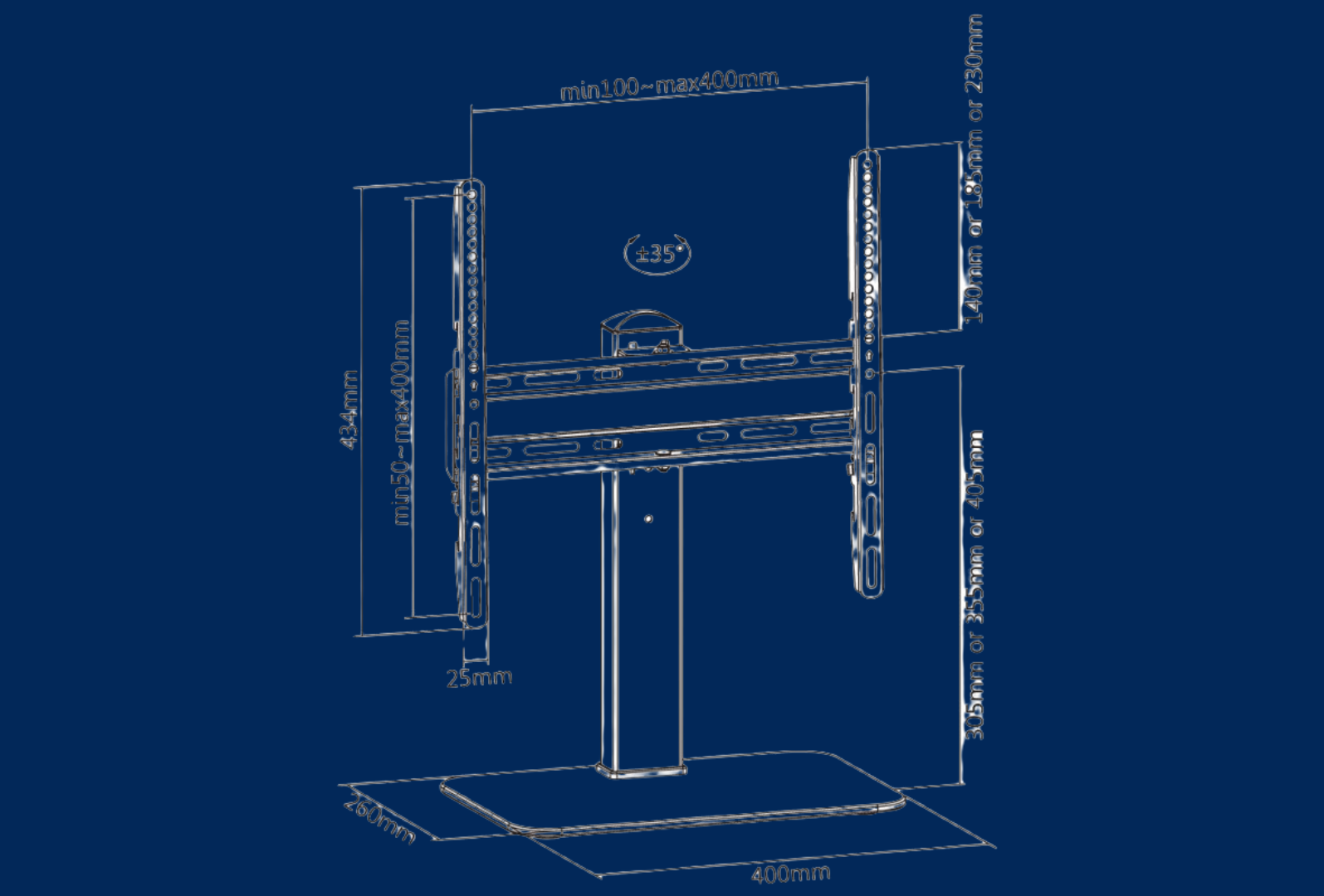 reflecta PLEXO Stand 55-4040