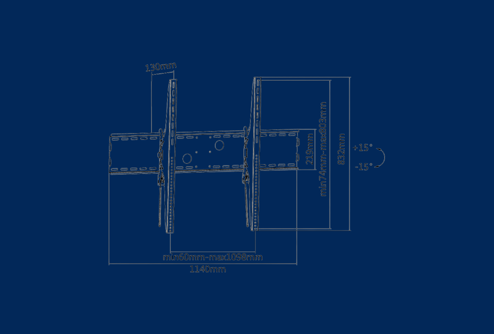 reflecta PLANO Flat 100-10080T schwarz