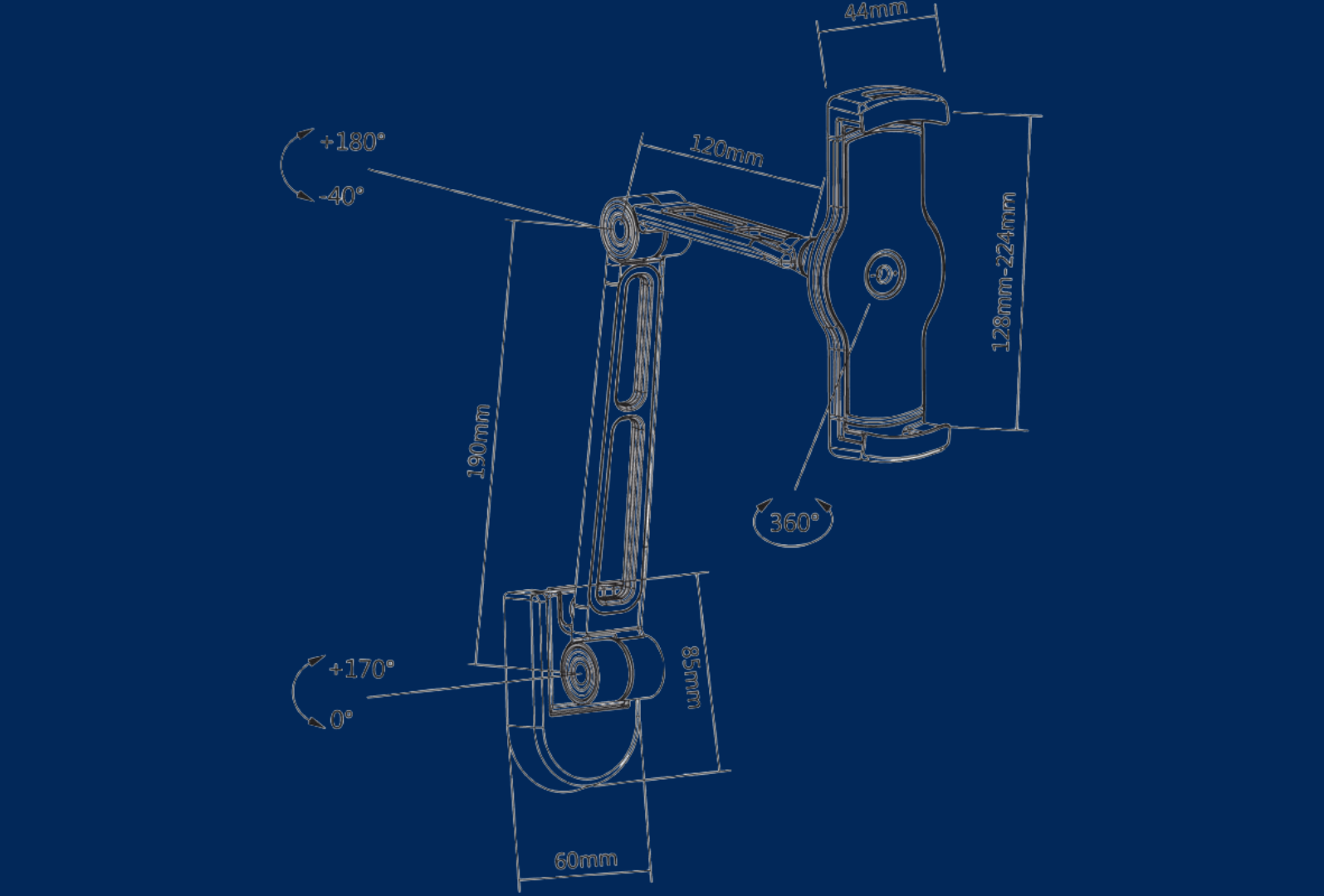 reflecta Tabula Wall  II     Universal Tablet Wandhalterung