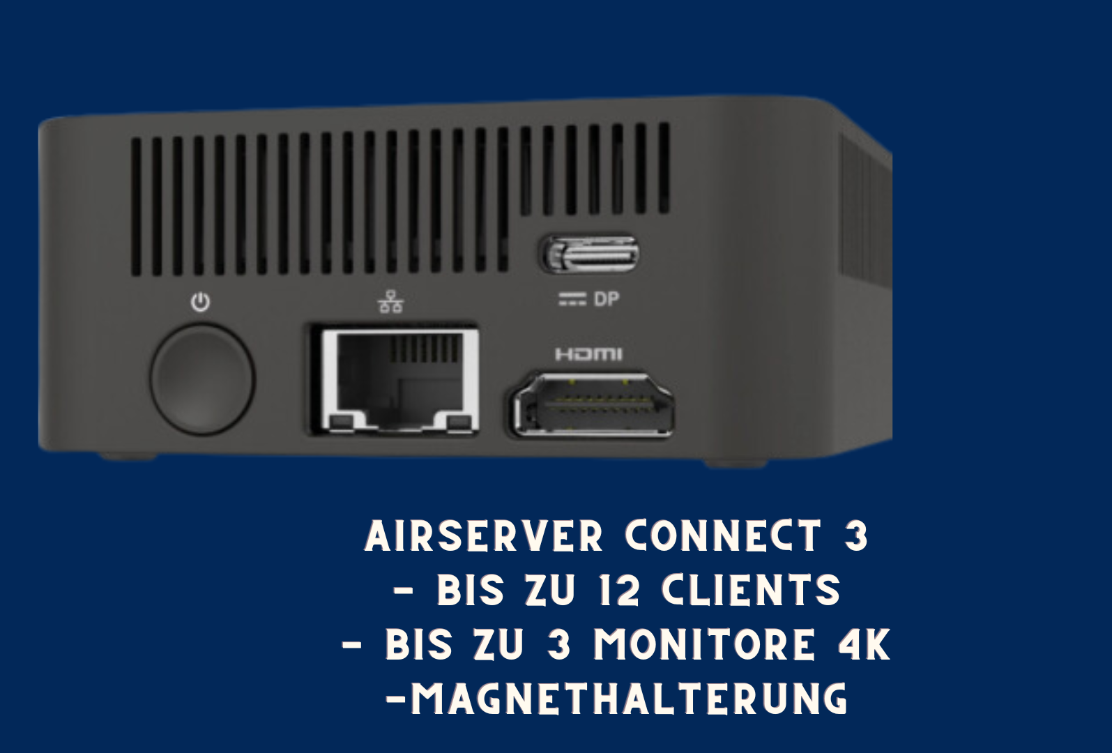 Airserver Connect 3 -Drahtlose Übertragung mit 4k UHD