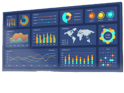 LED Wall 135" Philips (25 x LED Z Panel/Cabinet 6115-Serie 27BDL6115L)