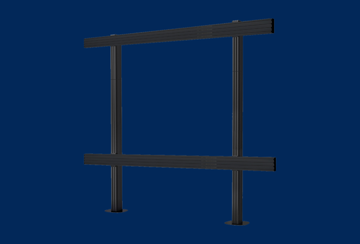 B-Tech SYSTEM X 130" Videowall-Standfuß BT9372-SAM130/B