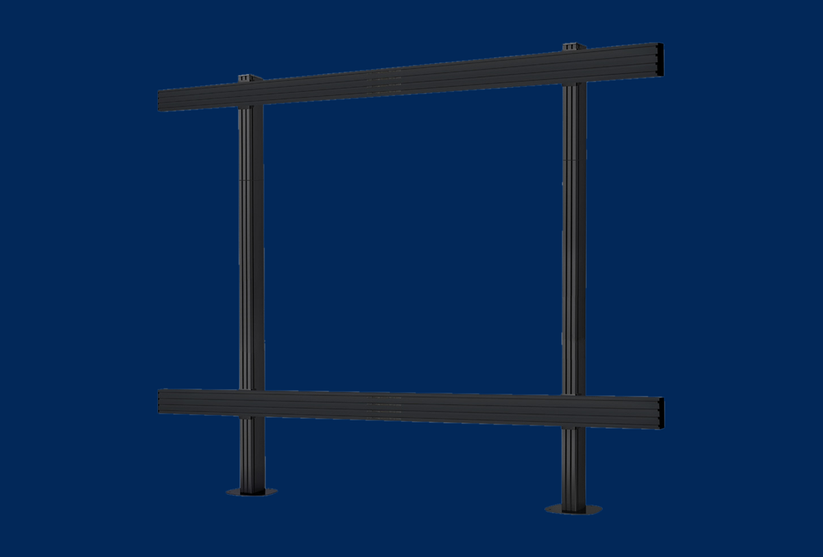 B-Tech SYSTEM X 146" Videowall-Standfuß BT9372-SAM146/B