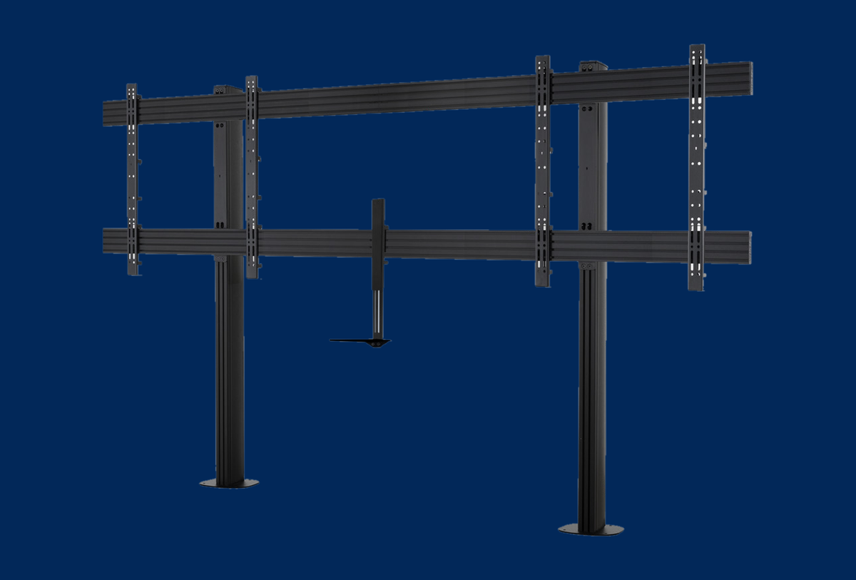 B-Tech SYSTEM X VESA 1000x800 XXL-Doppelbildschirm-VC-Standfuß BT8538/BS