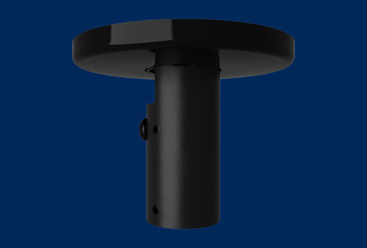 B-Tech SystemV Decken-/Bodenadapter für 38mm-Rohre weiß BT5920/W