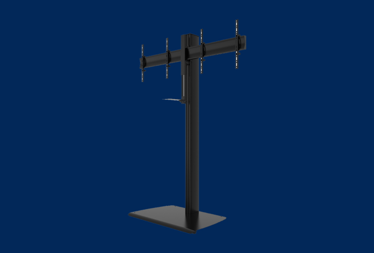 B-Tech SystemX Doppeldisplay-Standfuß 47-55" BTF845/BS