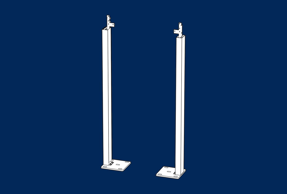 DynaScan Boden-Standfuß für Fensterdisplay ISKLR-1050
