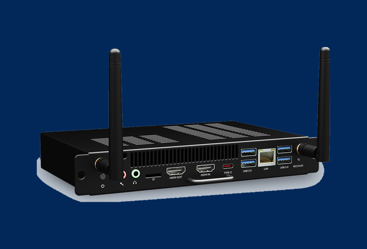 i3CONNECT Studio OPS Einschub-PC – Ansicht dunkel
