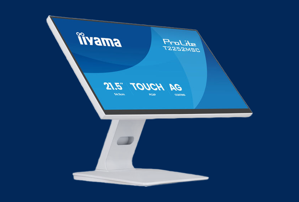 iiyama ProLite 21,5" Touch-Monitor weiß T2252MSC-W2AG
